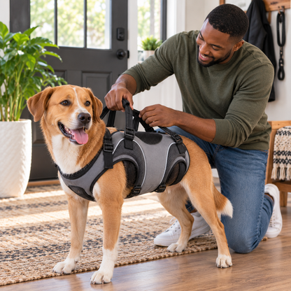 Adjustable Dog Lift Harness – Lightweight Mobility Support Strap for Dogs