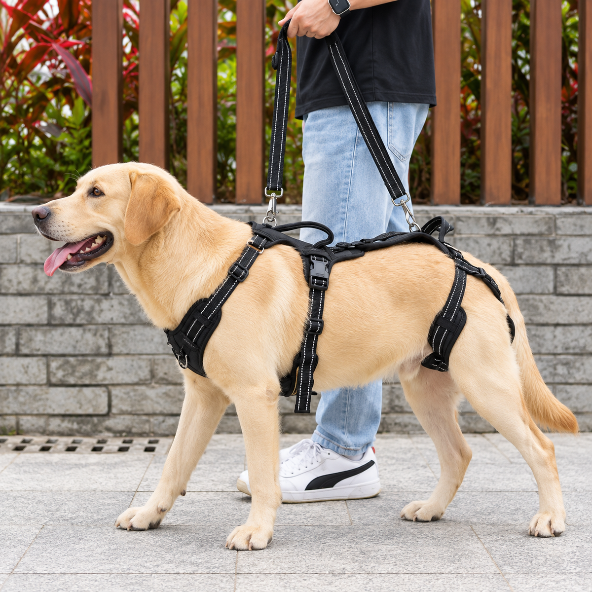 Comfort-Fit Dog Lift Harness – Rear & Front Support for Senior Dogs