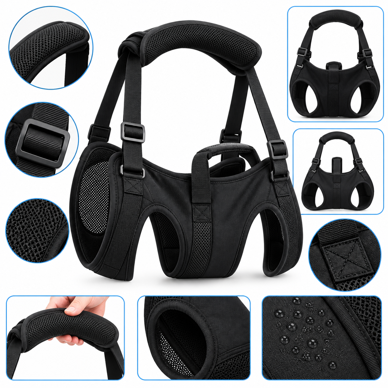 Dog Lift Support Harness – Full Body Mobility Sling for Injured & Senior Dogs