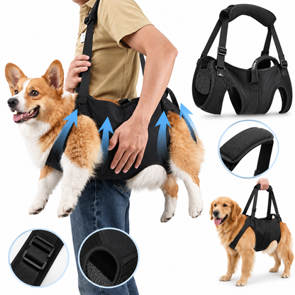 Dog Lift Support Harness – Full Body Mobility Sling for Injured & Senior Dogs