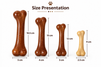 Beef Flavour Dog Chew Toy – Bite-Resistant Molar Bone for Teeth Cleaning