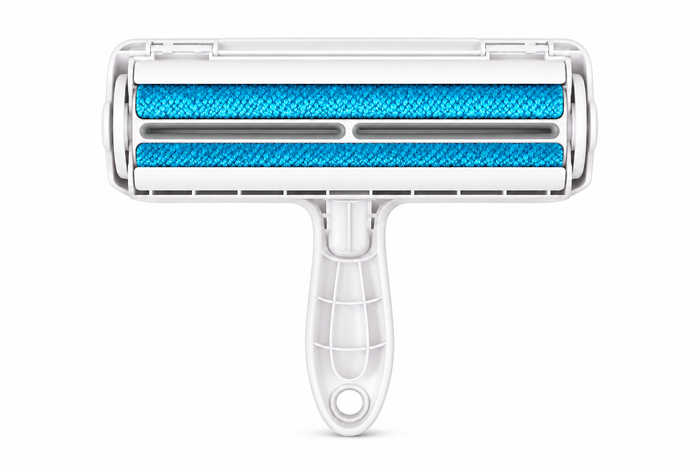 reusable self-cleaning pet hair roller lint remover in blue – Pulse & Pawz