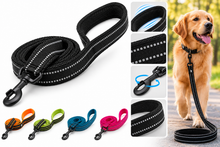 Reflective Padded Dog Leash – Soft Mesh Nylon Walking Leash, 200cm
