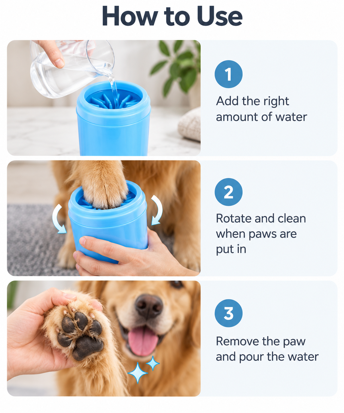 Dog Paw Cleaner Cup with Soft Silicone Bristles  Portable Paw Washing Brush