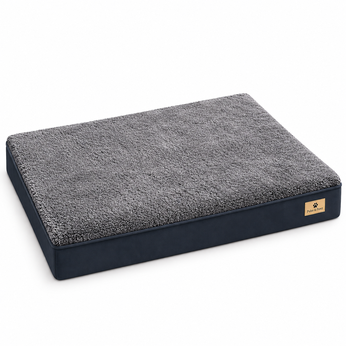 large dog bed thick orthopedic mattress rectangular bed design size XXL – Pulse & Pawz