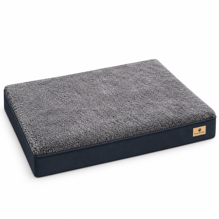 large dog bed thick orthopedic mattress rectangular bed design size XXL – Pulse & Pawz