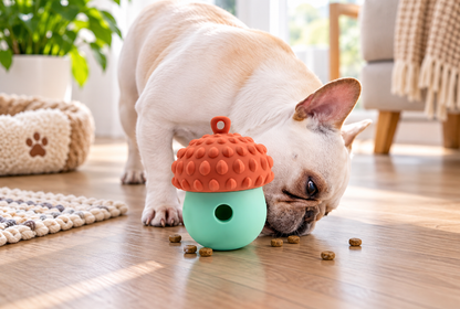 Interactive Chew Ball Puzzle Toy – Treat Dispensing Teething Toy for Dogs